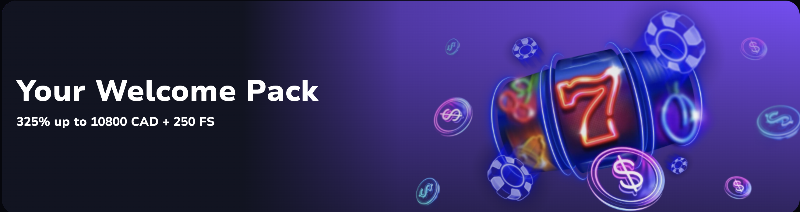 welcome pack in 7bitcasino